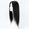 6"x6" Silk Top Human Hair Wig Natural Straight RealVirgin European Human Hair Glueless Wig for Women Soft Breathable Elastic Net