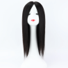 6"x6" Silk Top Human Hair Wig Natural Straight RealVirgin European Human Hair Glueless Wig for Women Soft Breathable Elastic Net