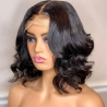 Loose Wave 5x5 Silk Base Full Lace Human Hair Wig Brazilian Remy Hair Short Pre Plucked Silk Top Full Lace Wig With Baby Hair