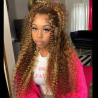 40 Inch Curly Highlight Wig Human Hair 4x4 5x5 Honey Blonde Lace Front Wig 100% Deep Wave 13x6 Hd Lace Frontal WigS For Women