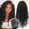 150% Density HD Full Lace Wig for Women Deep Curly Real Human Hair Lace Wig Bleached Knots with Baby Hair Natural Hairline