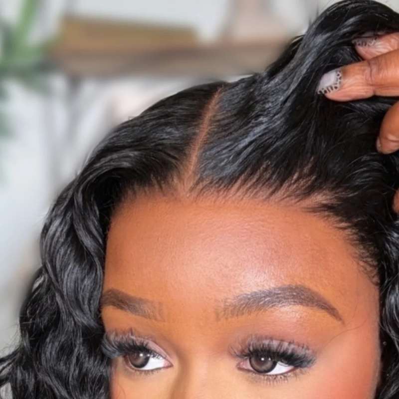 13x6 Real HD Lace Front Wigs 15A Super Double Drawn Water Wave Glueless Wigs Brazilian Human Hair Wigs Pre Plucked For Women