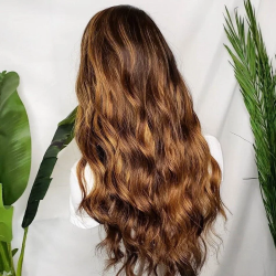 180Density Highlight Blonde Glueless Wavy 5x5 Silk Base Jewish Human Hair Wig BabyHair HD Lace European Hair Preplucked Daily