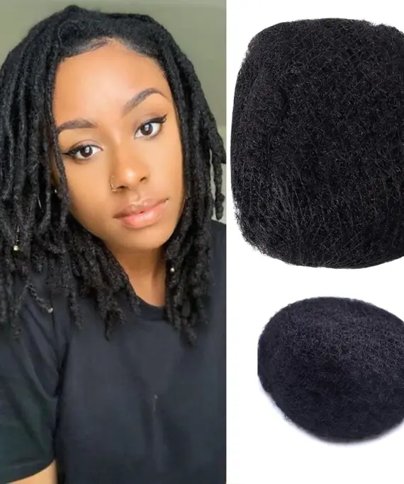 Afro Kinky Bulk Human Hair Reggae Dirty Braids Brazilian Natural Crochet Hair Extension Dreadlocks Wholesale Bulk Items