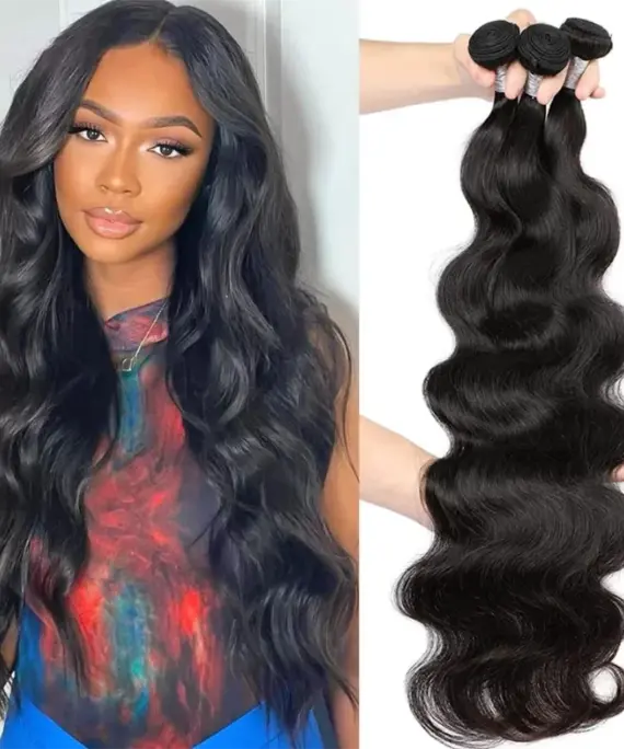 Body Wave Bundles Human Hair Bundles Hair Extensions For Women Brazilian Hair weave bundles 28 30 Inch Human Hair Bundles